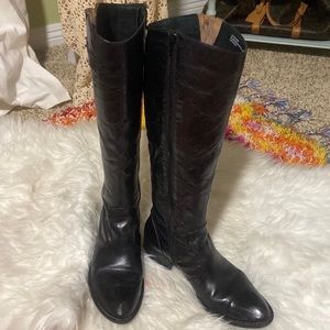 Born Black Leather Boots